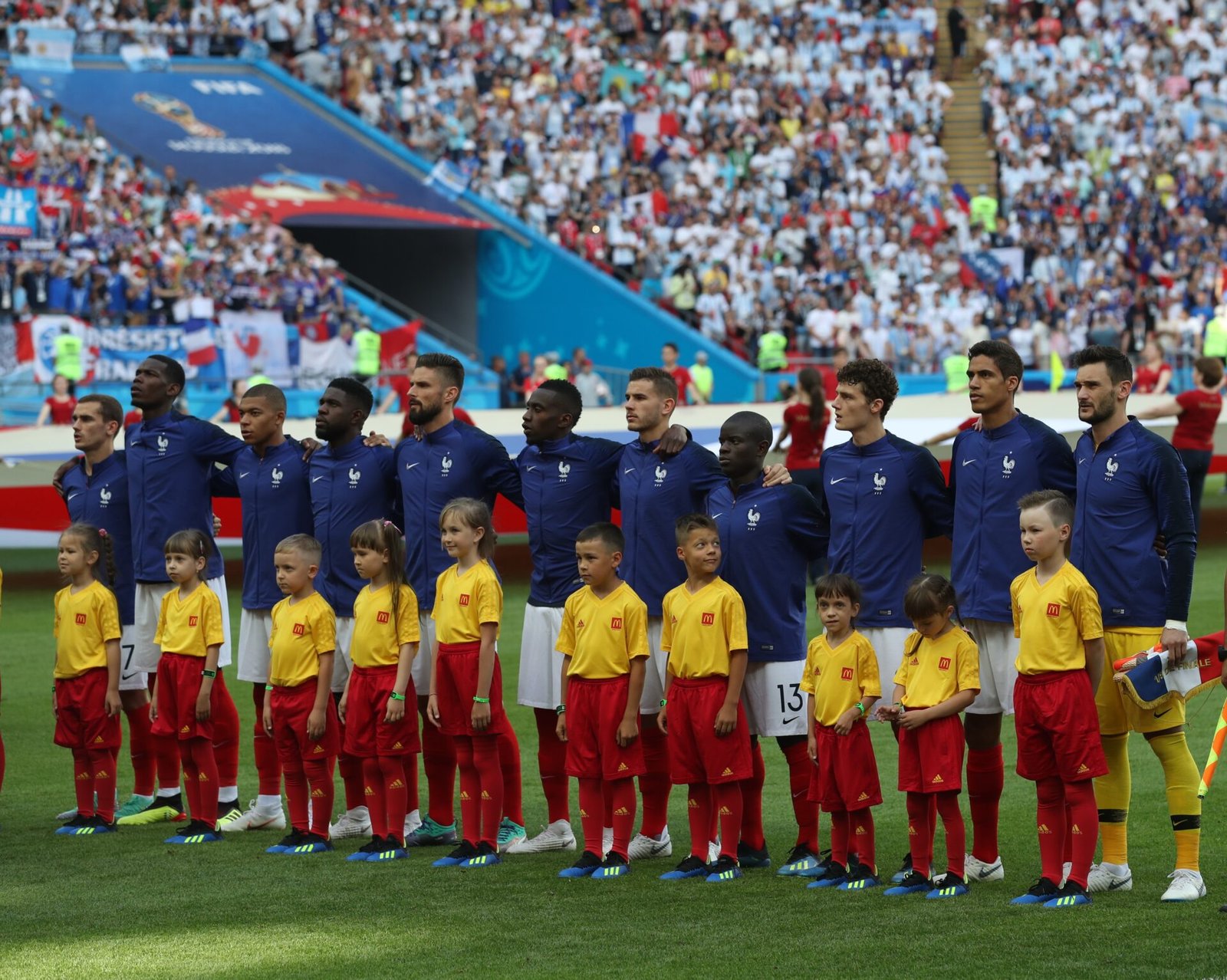 Argentina vs France 2018 World Cup action