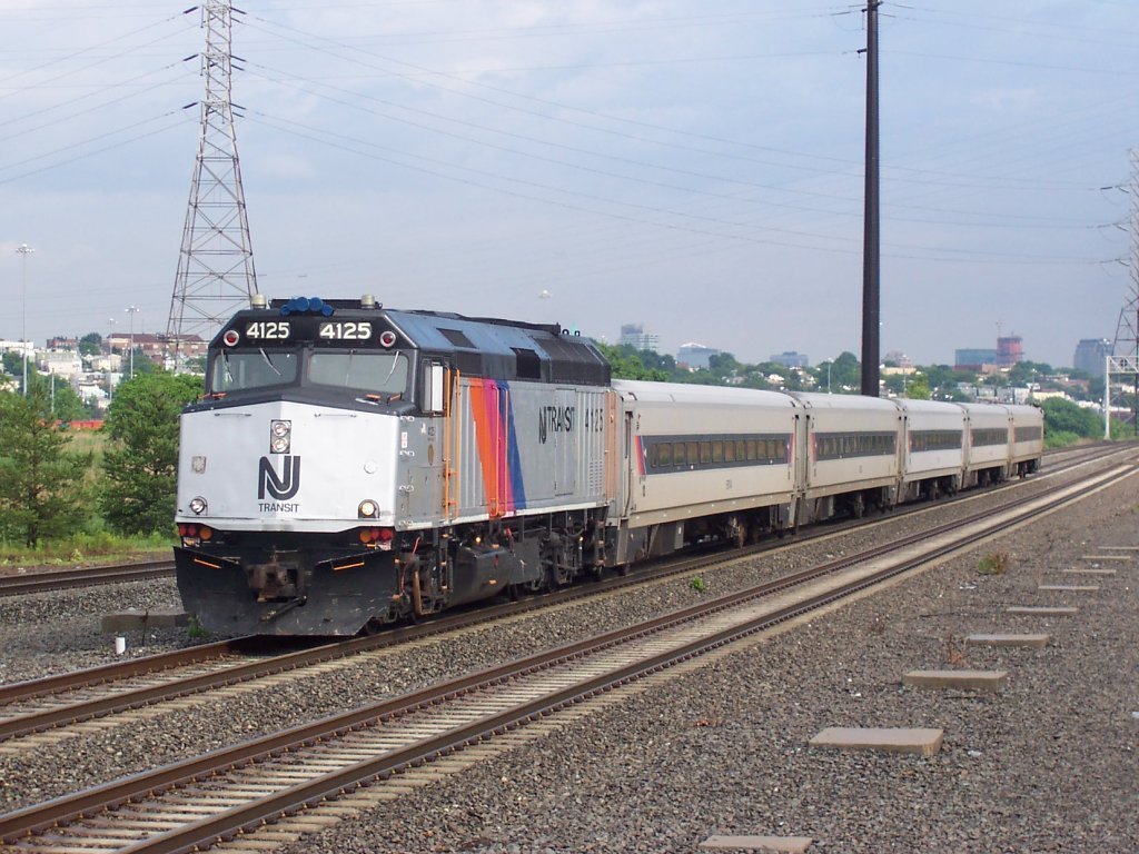 New Jersey Transit train used to move World Cup fans to and from MetLife Stadium