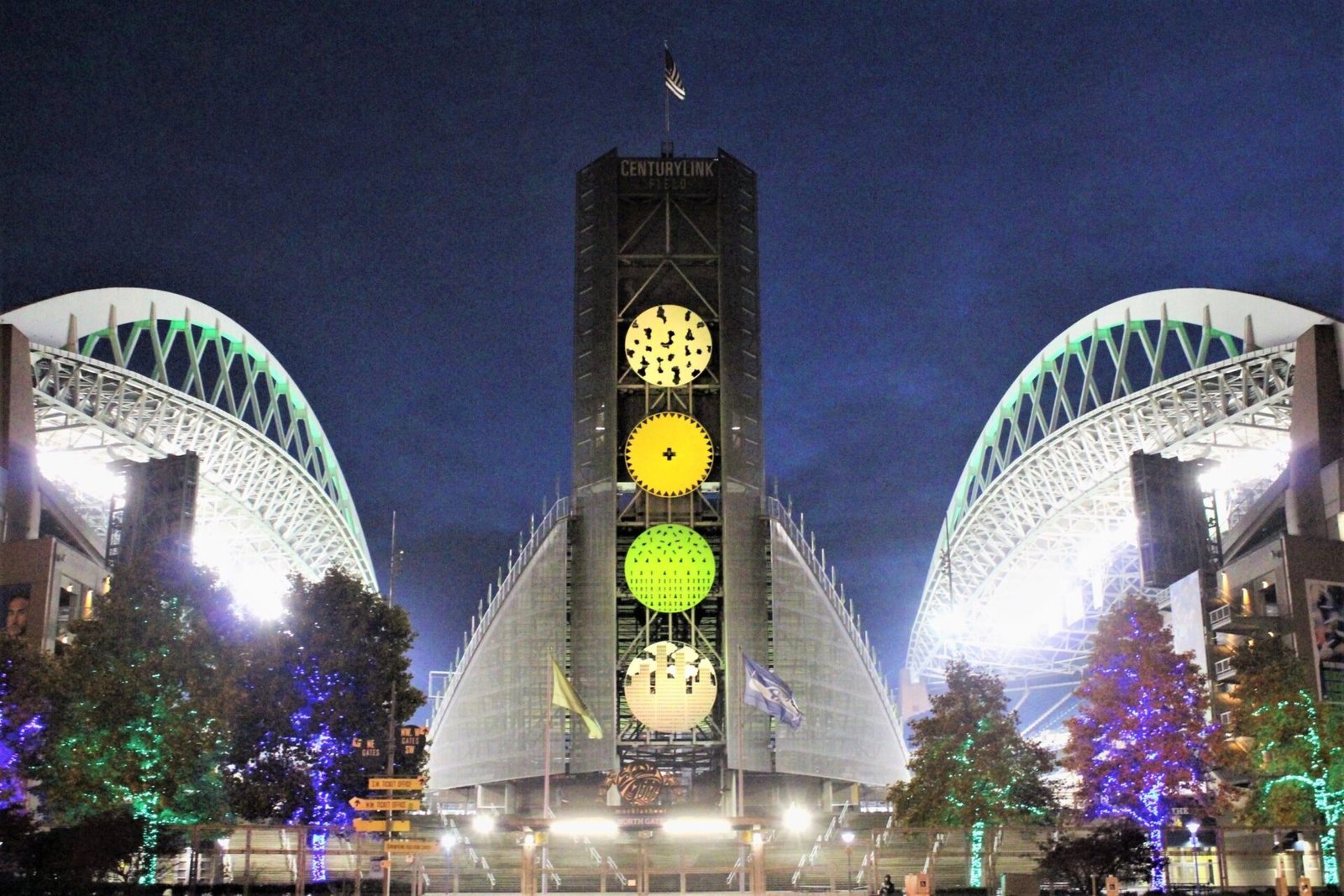 Artistic exterior design on Lumen Field stadium in Seattle a FIFA World Cup 2026 venue