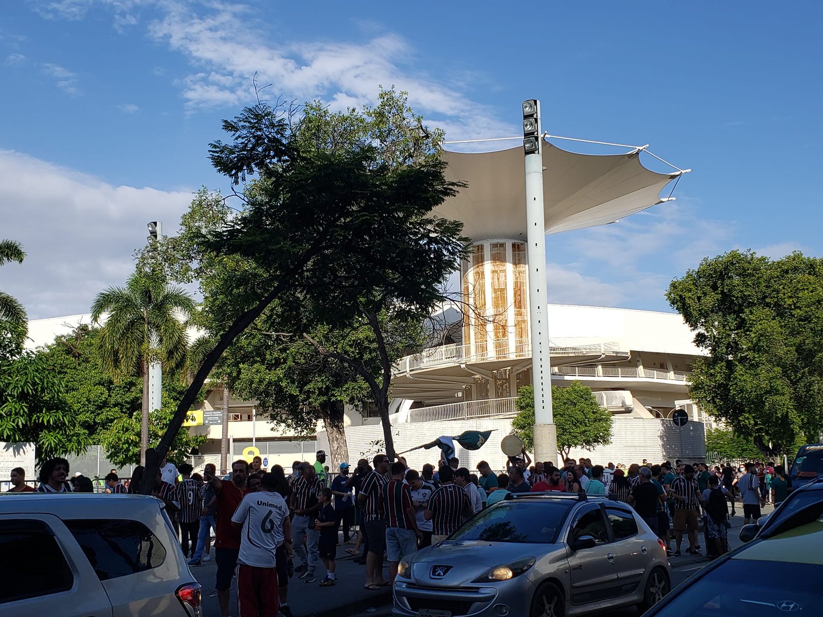 Aspecto externo do Maracana exterior view Rio de Janeiro Brazil football stadium
