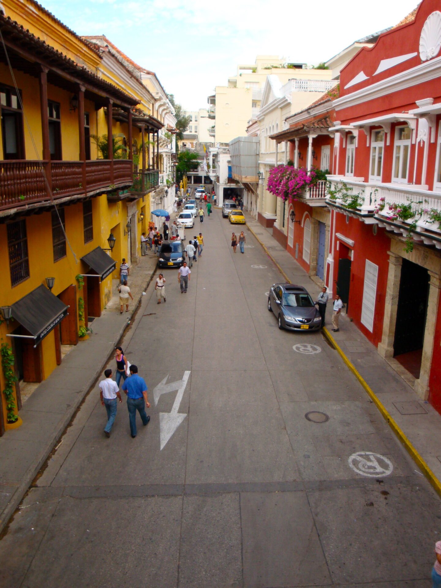 Cartagena old city colonial architecture Colombia
