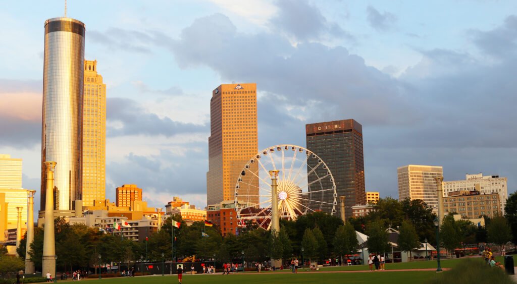 Centennial Olympic Park Atlanta Georgia, host of the FIFA Fan Festival World Cup 2026