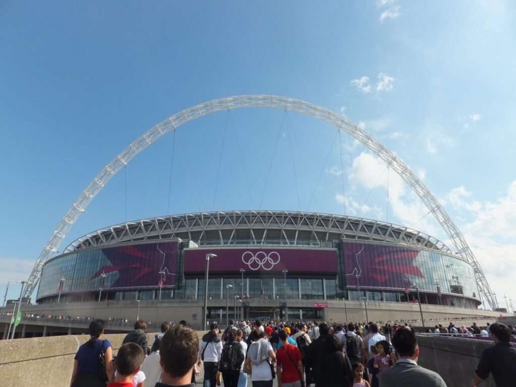 Baku Olympic Stadium panoramic view
